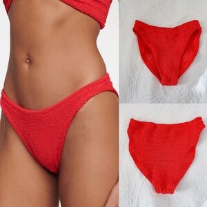 Hunza G Red Bikini Bottom